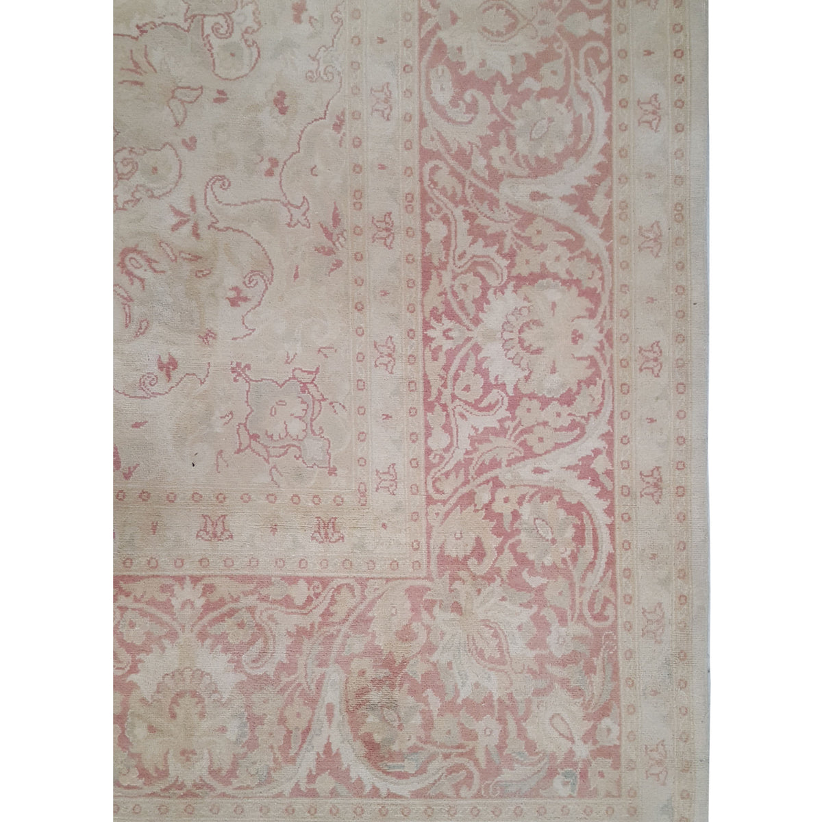 Pacific Classic 43751 Ivory Tan Transitional Hand Knotted Rug