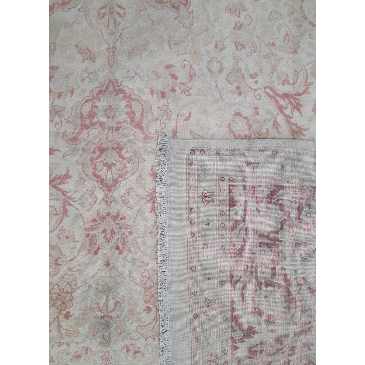 Pacific Classic 43751 Ivory Tan Transitional Hand Knotted Rug