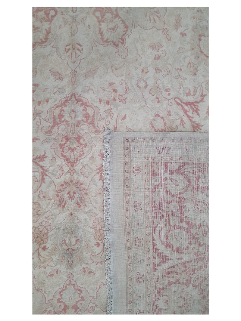 Pacific Classic 43751 Ivory Tan Transitional Hand Knotted Rug