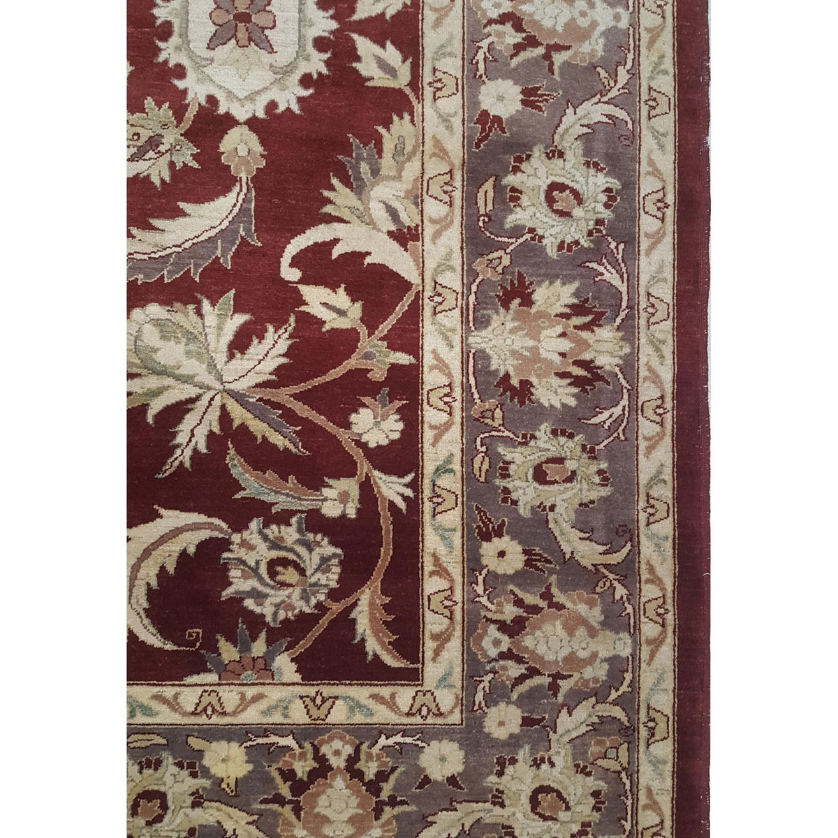 Pacific Ziegler 43756 Red Brown Traditional Hand Knotted Rug