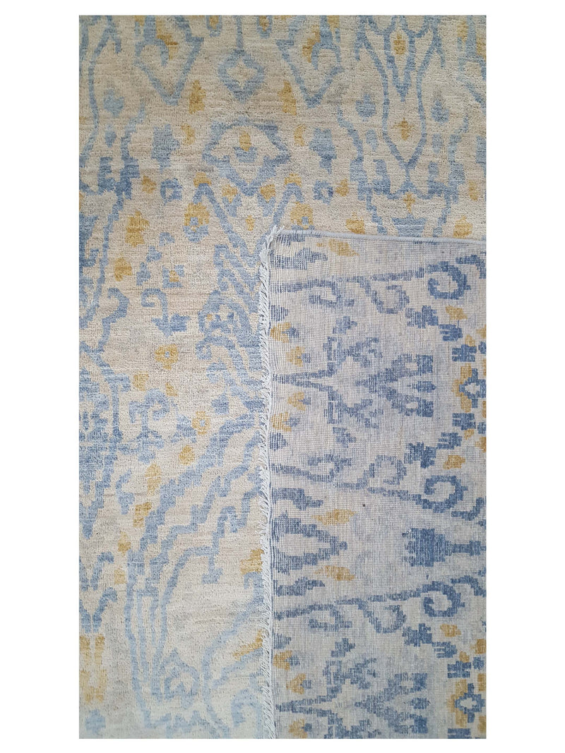 Pacific Ziegler 43758 Ivory Grey Transitional Hand Knotted Rug