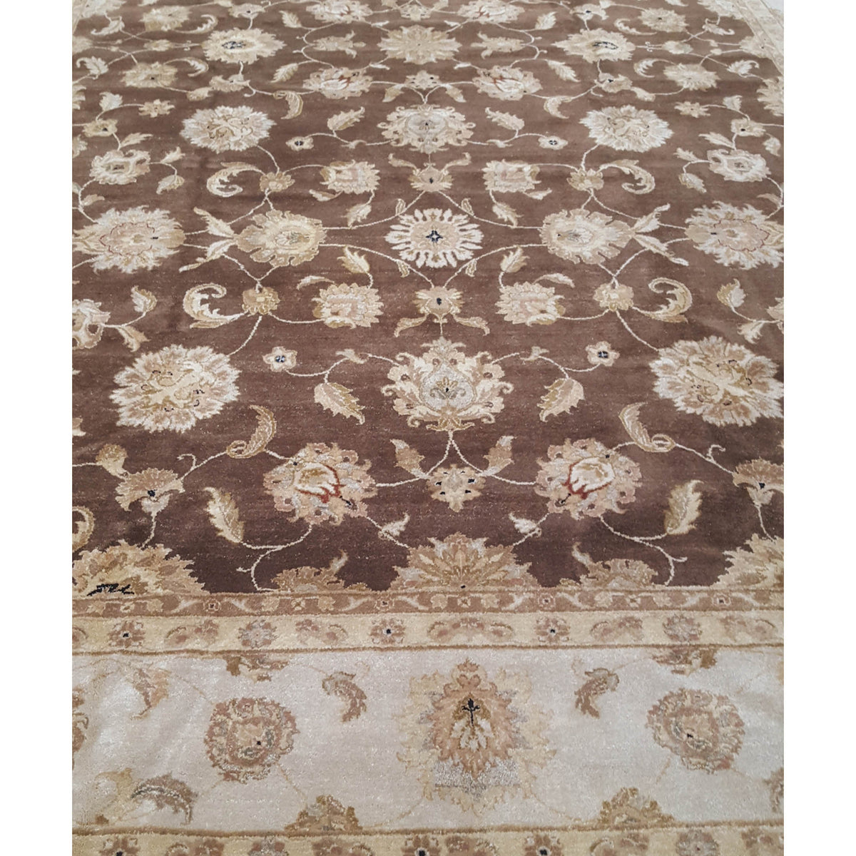 Pacific Agra 43759 Burgundy Ivory Traditional Hand Knotted Rug