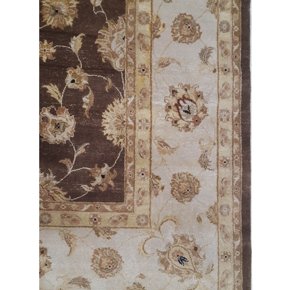 Pacific Agra 43759 Burgundy Ivory Traditional Hand Knotted Rug