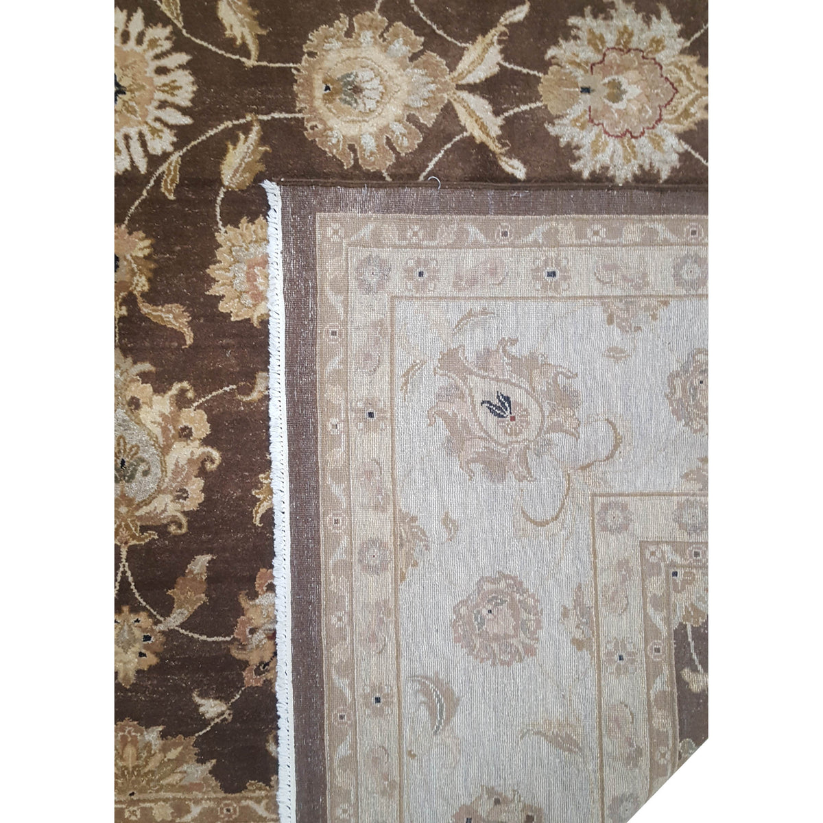 Pacific Agra 43759 Burgundy Ivory Traditional Hand Knotted Rug