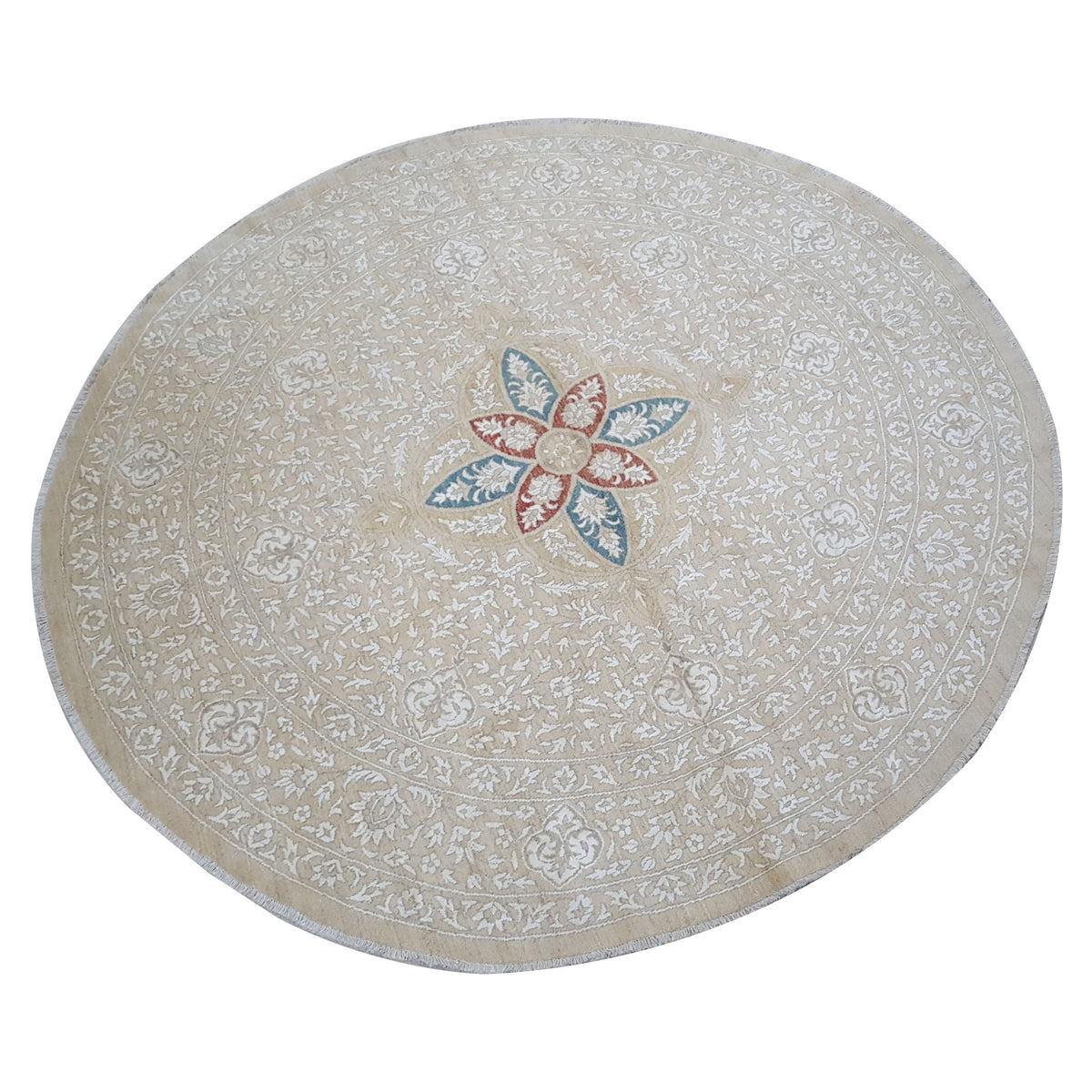 Pacific Ziegler 43760 Ivory Transitional Hand Knotted Rug
