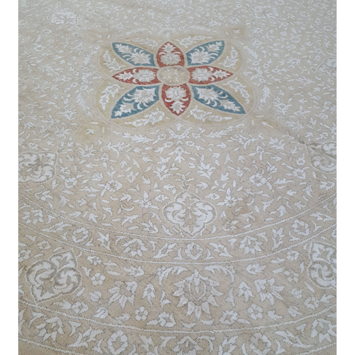 Pacific Ziegler 43760 Ivory Transitional Hand Knotted Rug