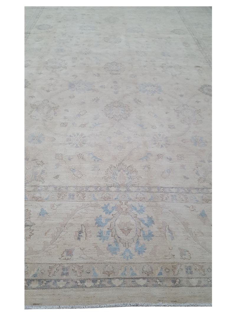 Pacific Ziegler 43761 Ivory Transitional Hand Knotted Rug