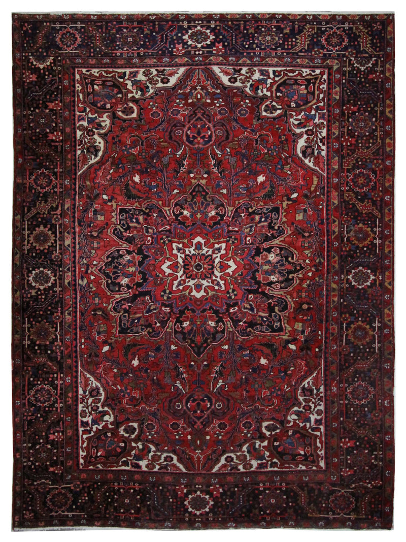 Pacific Heriz  Rust Blue Traditional