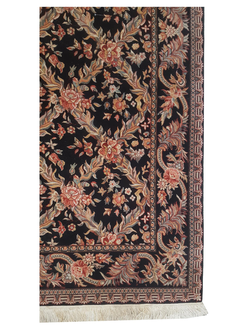 Pacific Classic 43769 Black Red Traditional Hand Knotted Rug