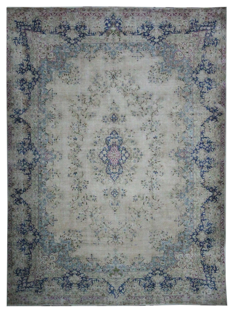 Pacific Vintage Artisan  Beige Blue Vintage