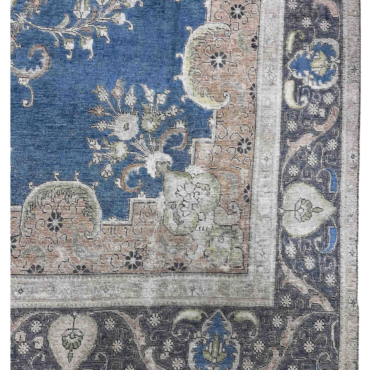 Pacific Vintage Artisan 43778 Beige Multi Vintage Hand Knotted Rug