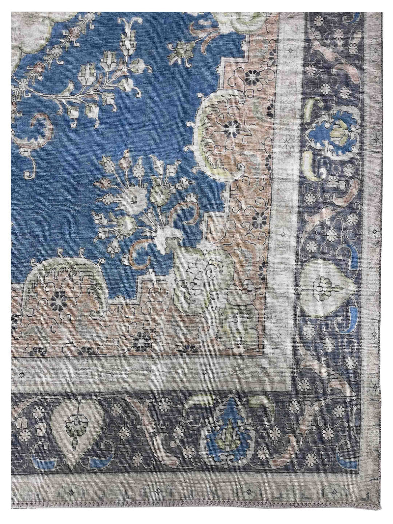 Pacific Vintage Artisan 43778 Beige Multi Vintage Hand Knotted Rug