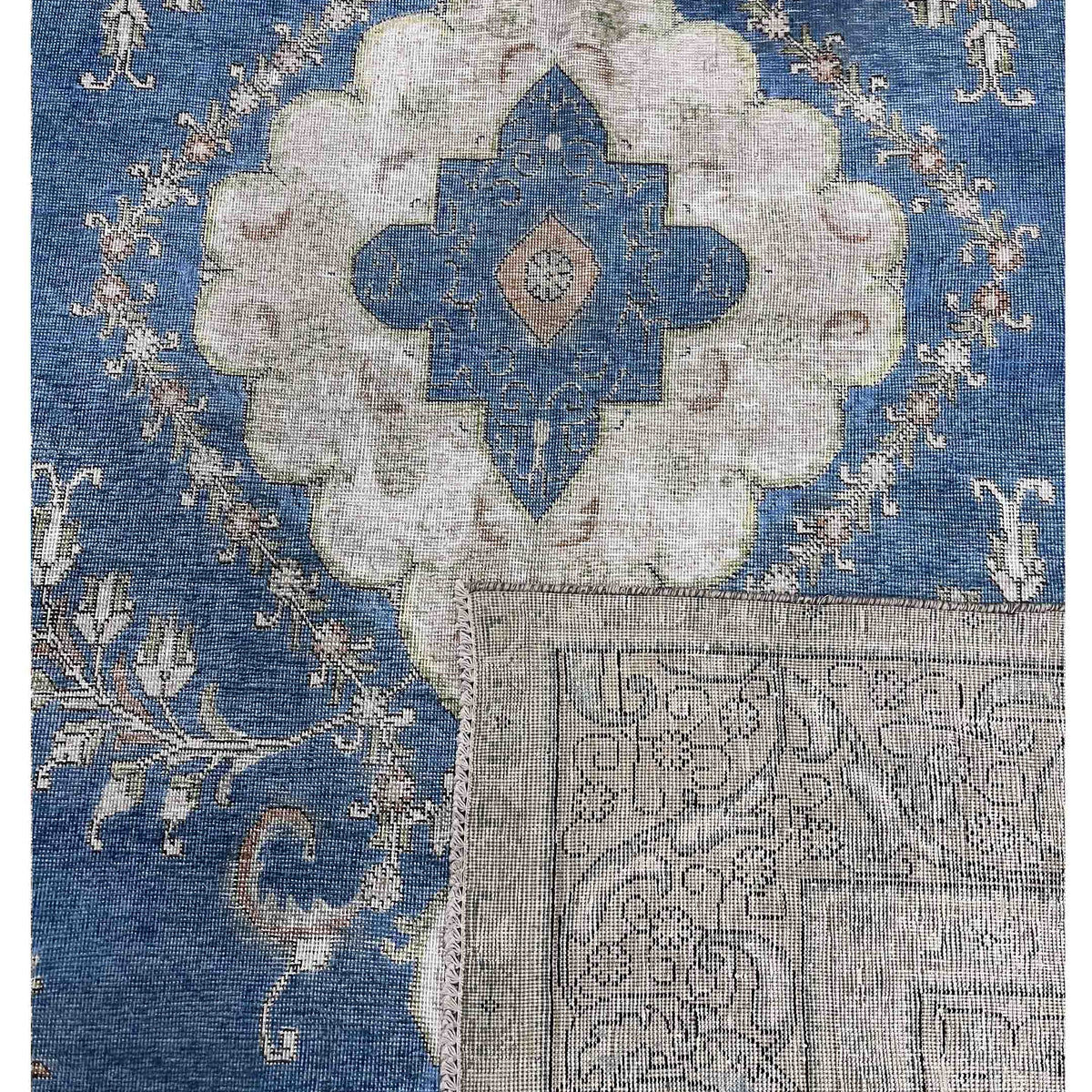 Pacific Vintage Artisan 43778 Beige Multi Vintage Hand Knotted Rug