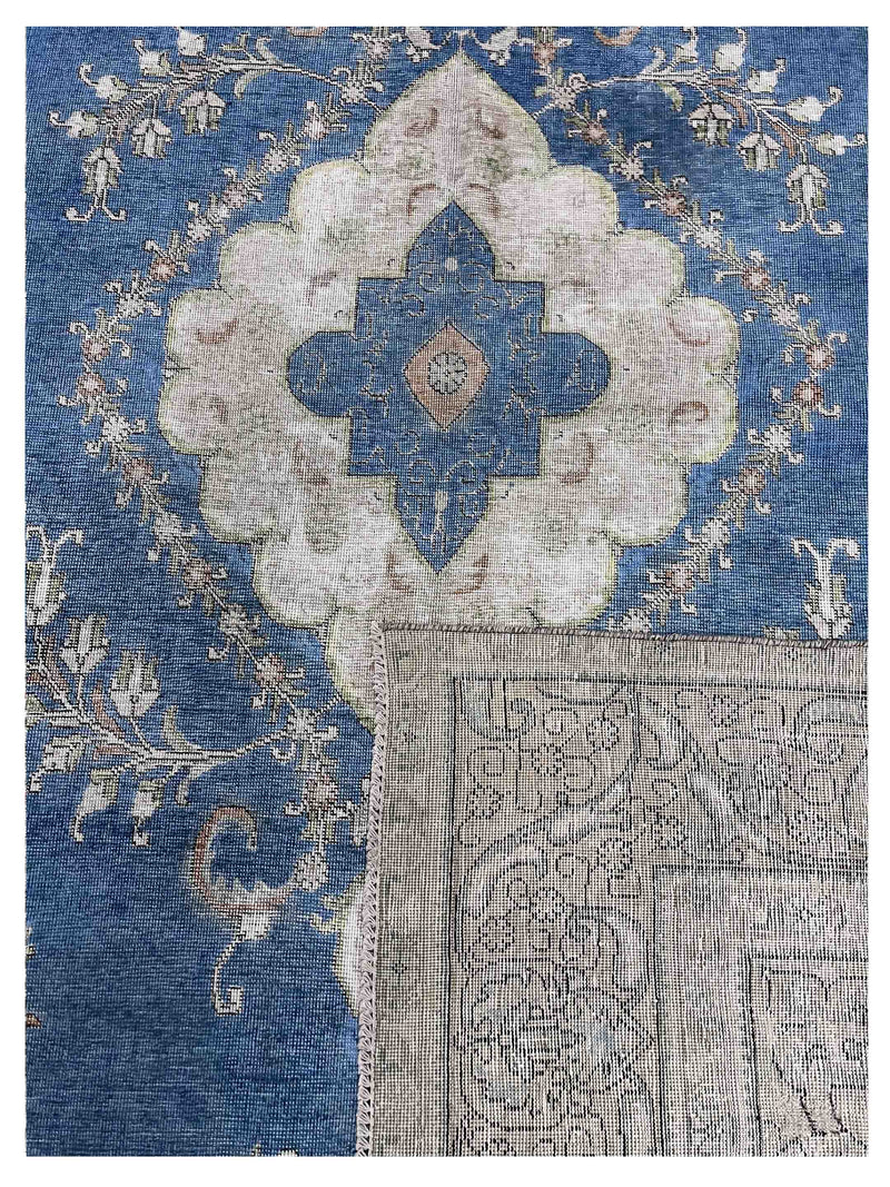 Pacific Vintage Artisan 43778 Beige Multi Vintage Hand Knotted Rug