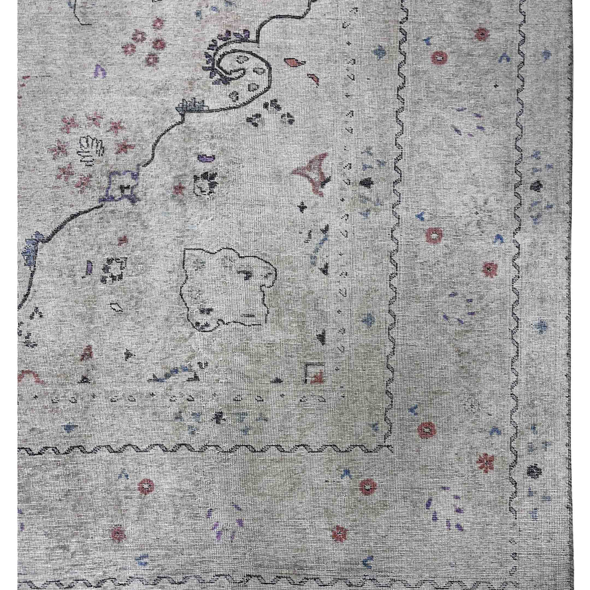 Pacific Vintage Artisan 43779 Beige Beige Vintage Hand Knotted Rug