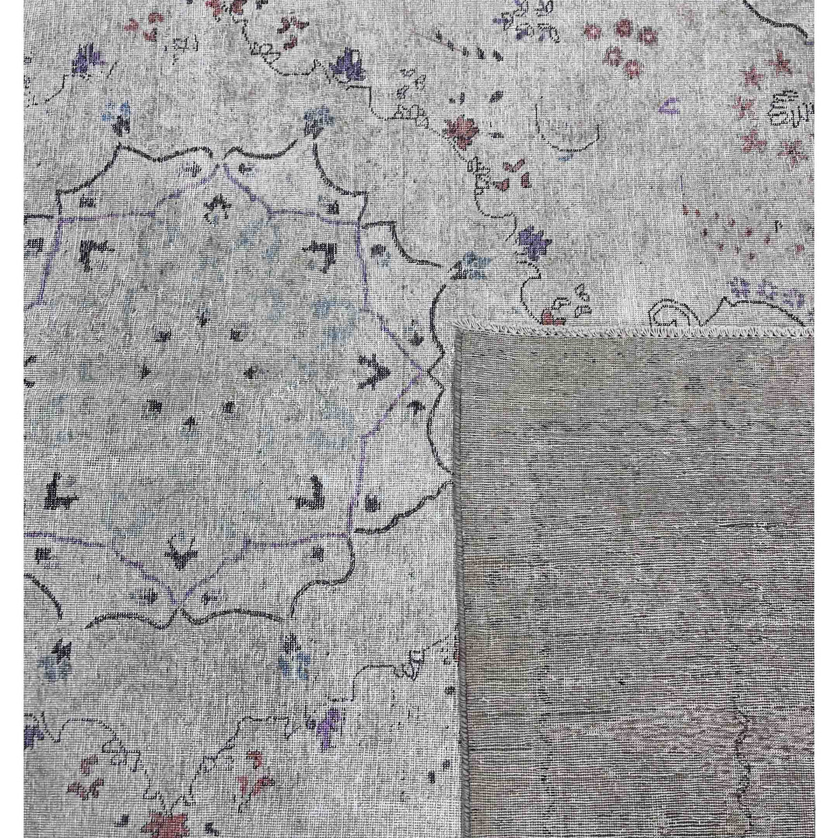 Pacific Vintage Artisan 43779 Beige Beige Vintage Hand Knotted Rug