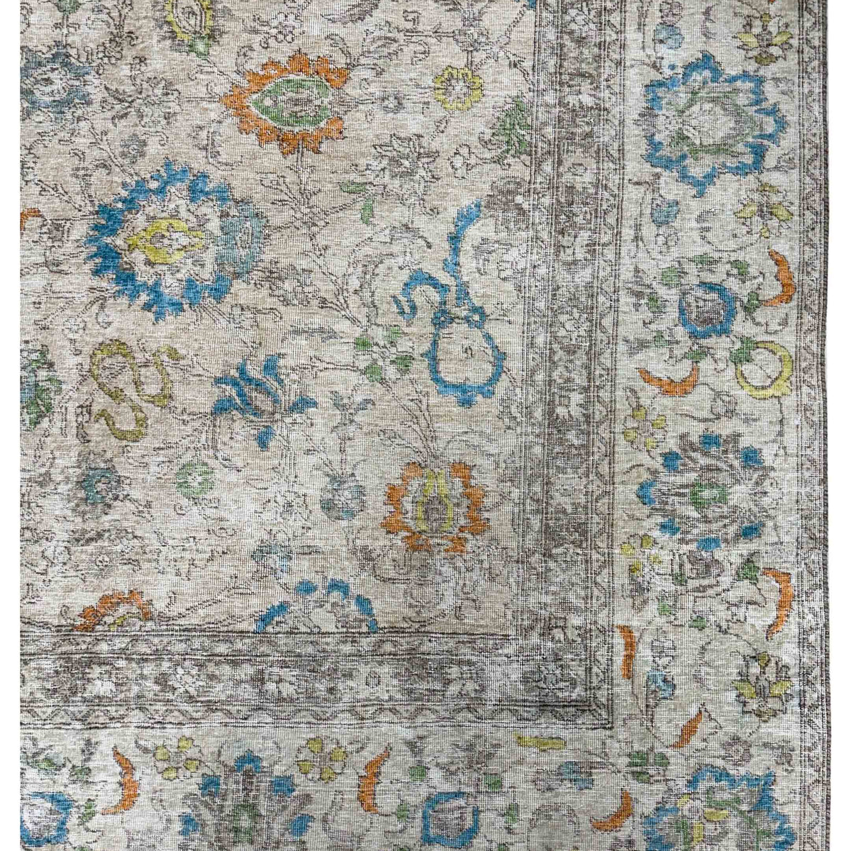 Pacific Vintage Artisan 43780 Beige Multi Vintage Hand Knotted Rug
