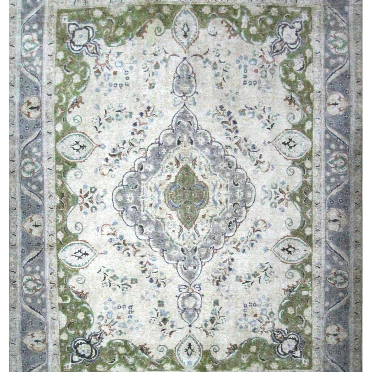 Pacific Vintage Artisan  Beige Green Vintage