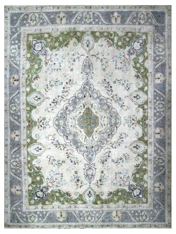 Pacific Vintage Artisan  Beige Green Vintage