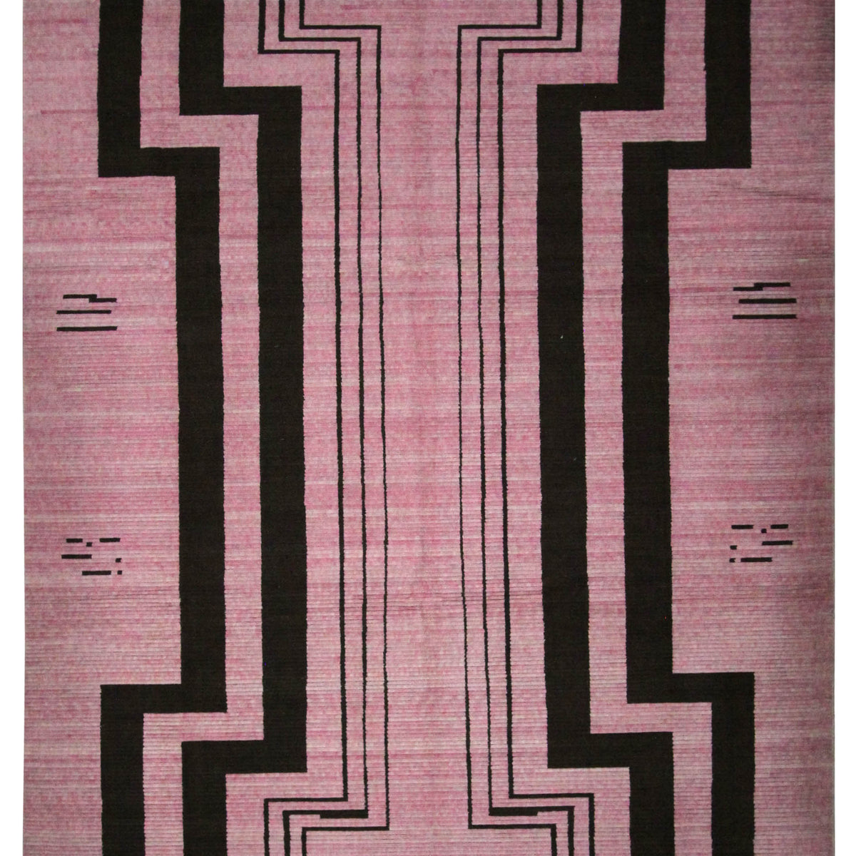 Pacific Moroccan 43788 Pink Brown Transitional Hand Knotted Rug