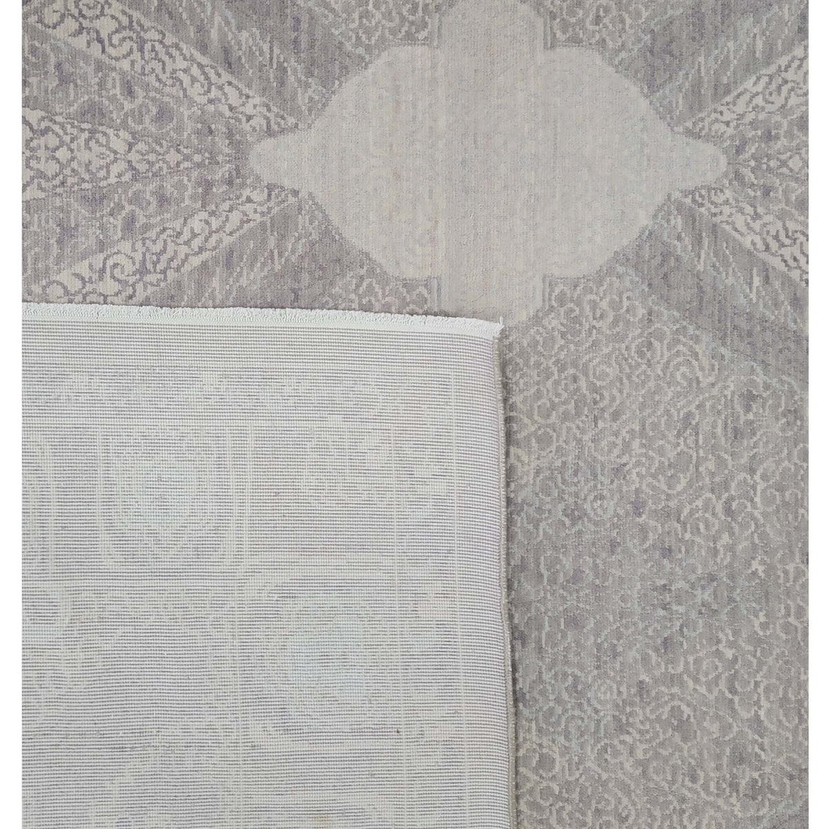 Pacific California 43793 Beige Grey Transitional Hand Finished Rugs