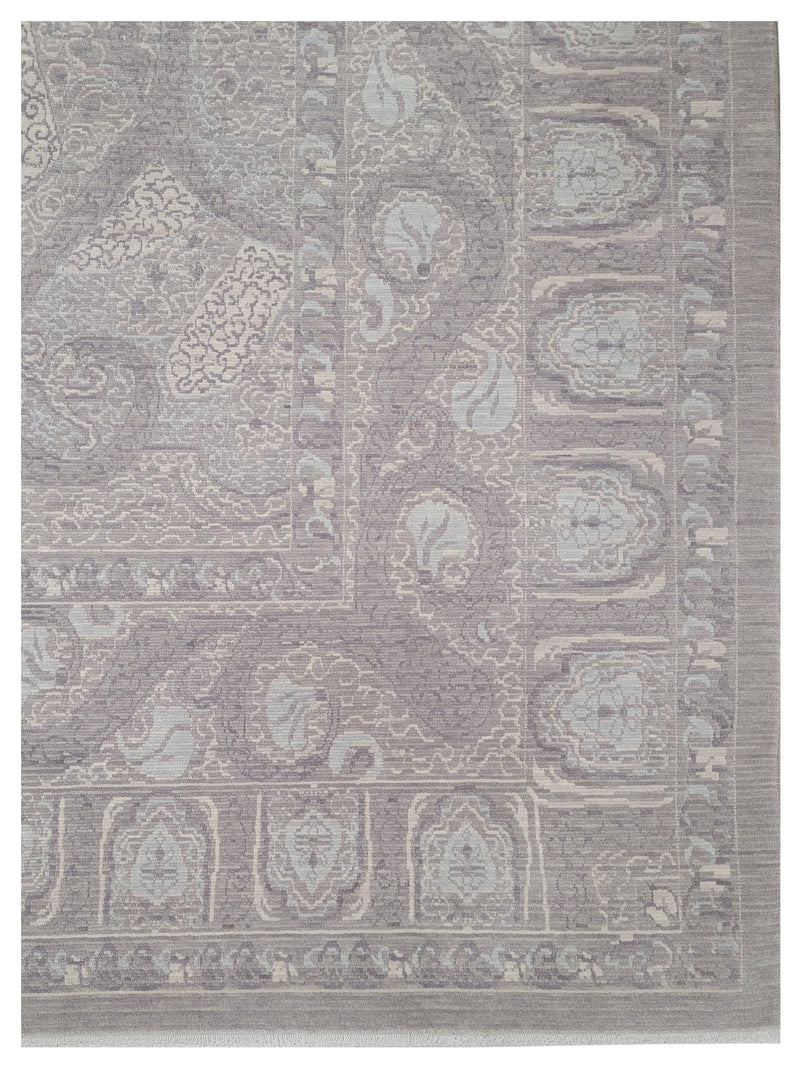 Pacific California 43793 Beige Grey Transitional Hand Finished Rugs
