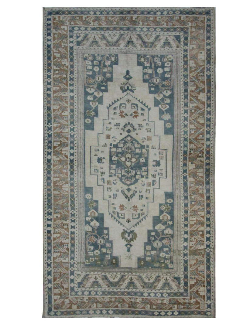 Pacific Anatolian 43795 Beige Rust Transitional Hand Knotted Rug