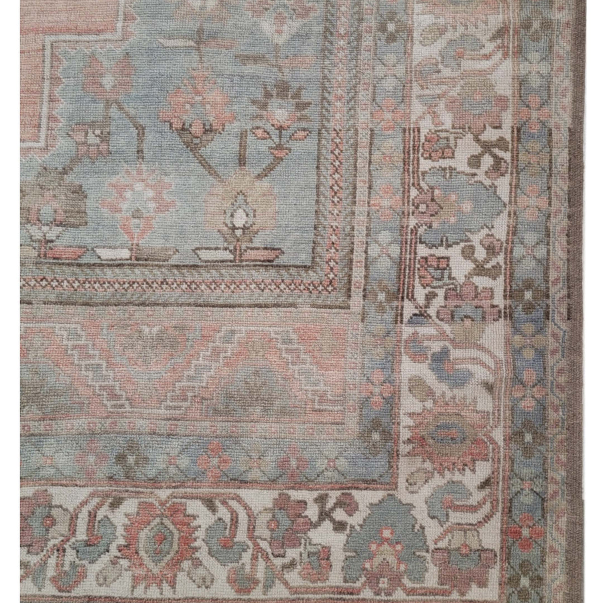 Pacific Anatolian 43797 Rust Ivory Transitional Hand Knotted Rug