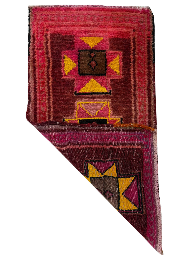 Pacific Anatolian 43802 Pink Orange Hand Knotted Rug