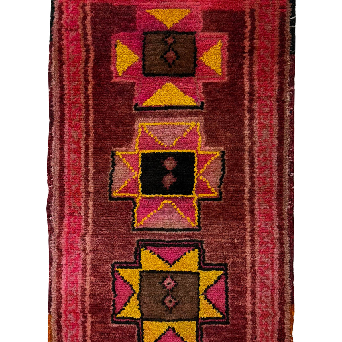 Pacific Anatolian 43802 Pink Orange Hand Knotted Rug
