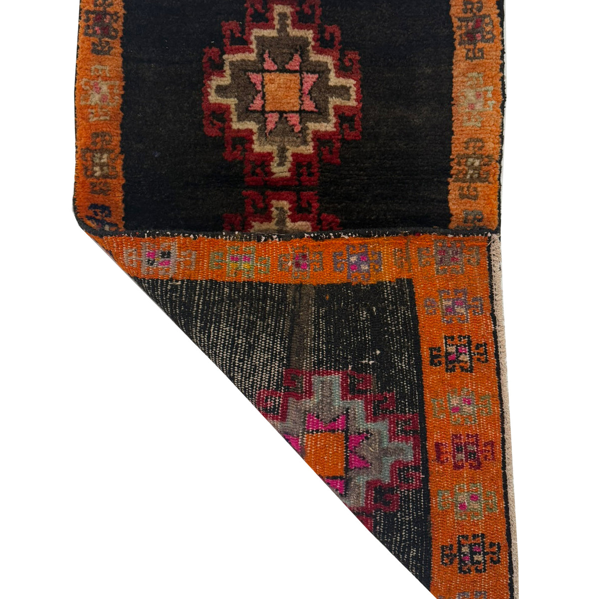 Pacific Anatolian 43804 Brown Orange Hand Knotted Rug