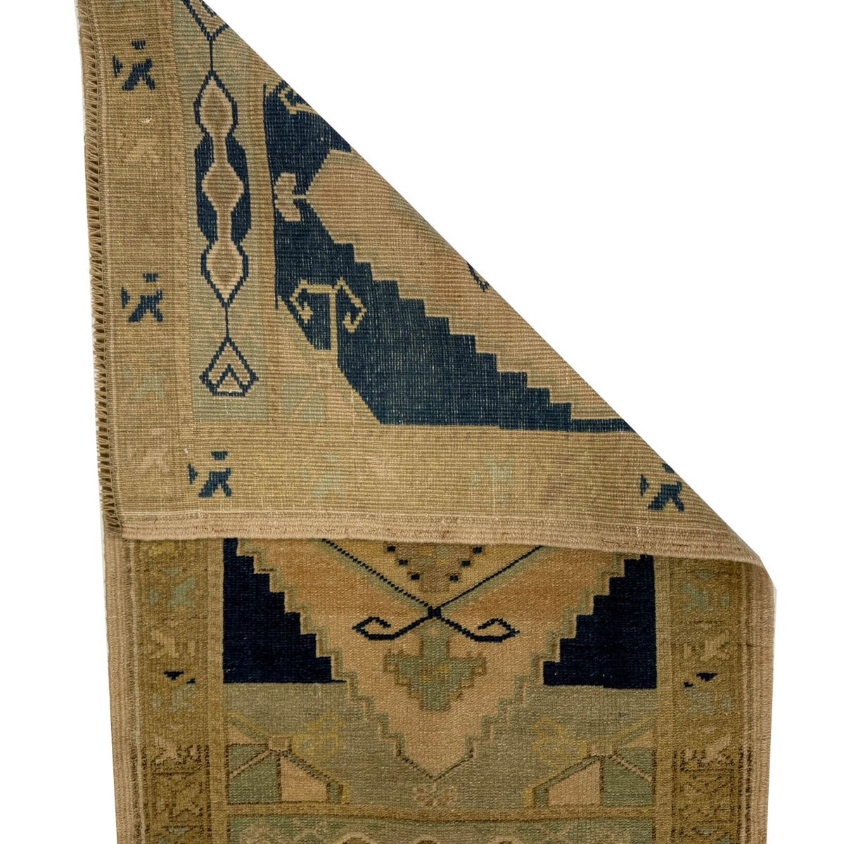 Pacific Anatolian 43824 Blue Beige Hand Knotted Rug