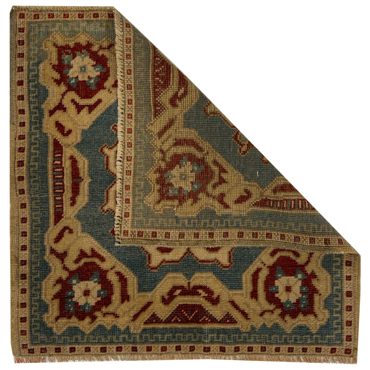 Pacific Anatolian 43827 Teal Rustr Hand Knotted Rug