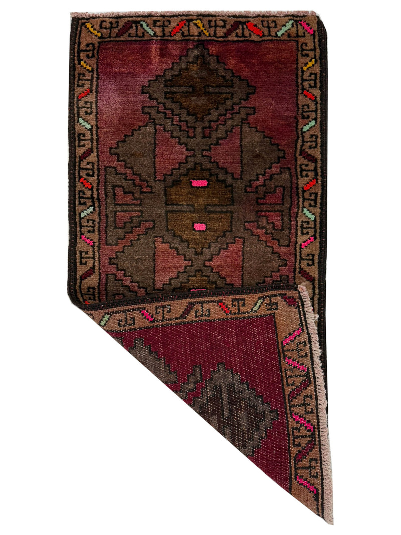 Pacific Anatolian 43828 Rust Tan Hand Knotted Rug