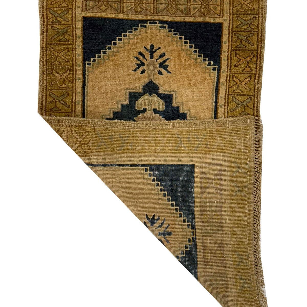 Pacific Anatolian 43831 Teal Tan Hand Knotted Rug