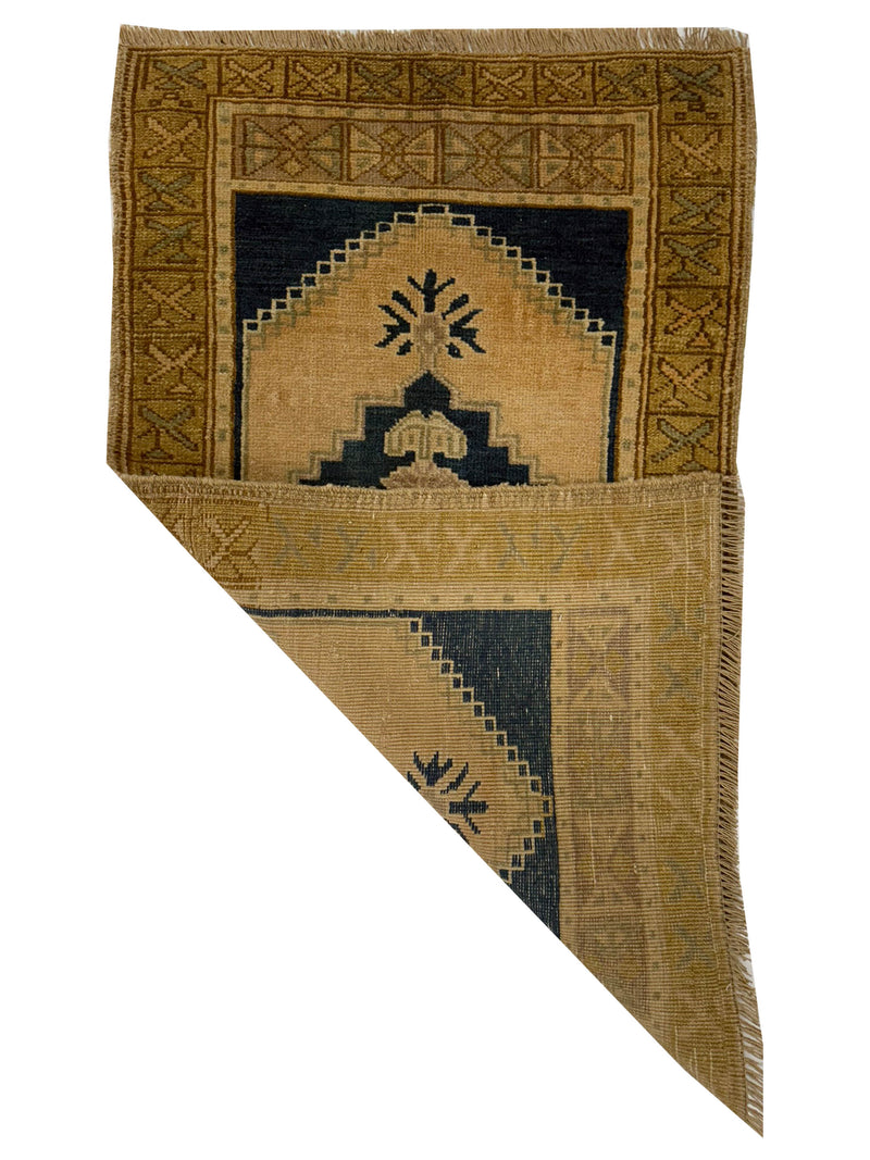 Pacific Anatolian 43831 Teal Tan Hand Knotted Rug