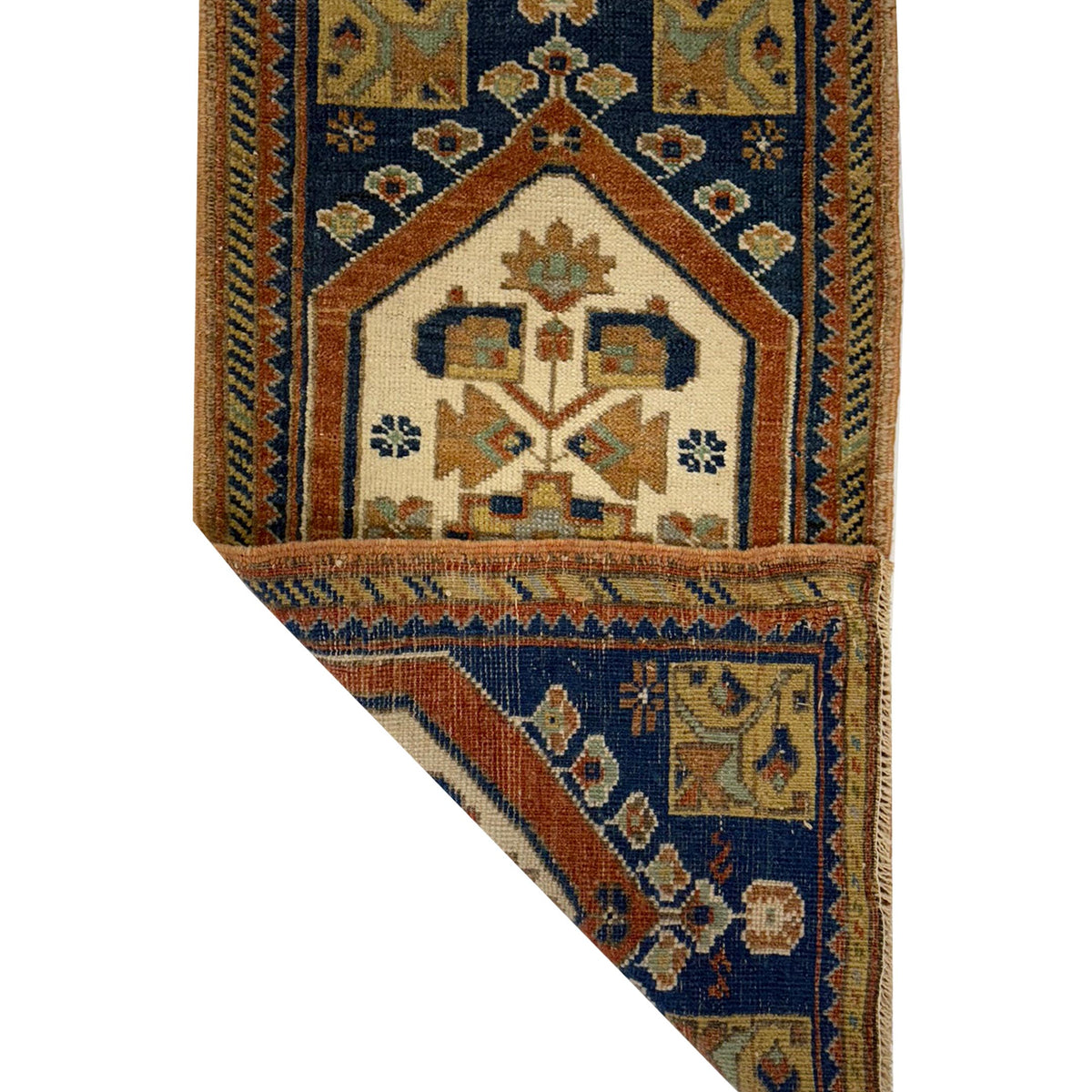 Pacific Anatolian 43838 Ivory Blue Hand Knotted Rug