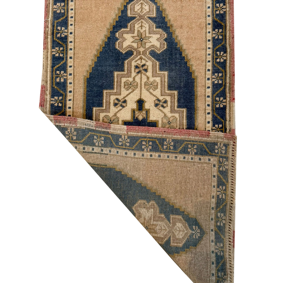 Pacific Anatolian 43842 Teal Beige Hand Knotted Rug