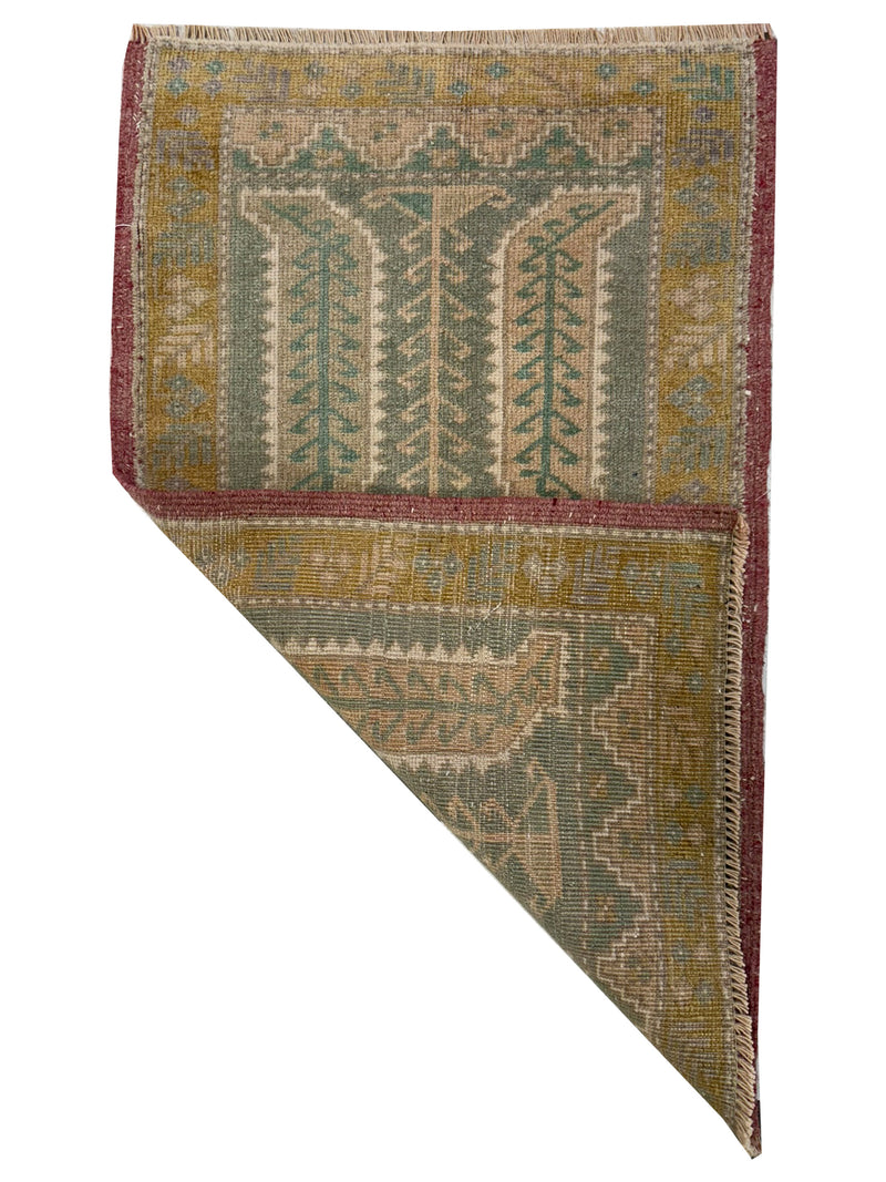 Pacific Anatolian 43848 Teal Gold Hand Knotted Rug