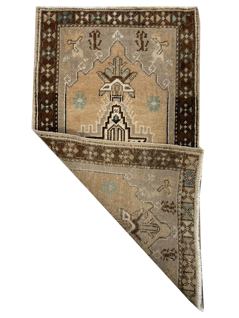 Pacific Anatolian 43851 Beige Brown Hand Knotted Rug