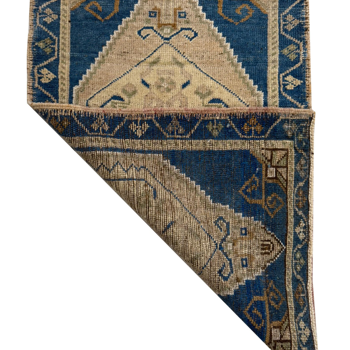 Pacific Anatolian 43855 Blue Beige Hand Knotted Rug