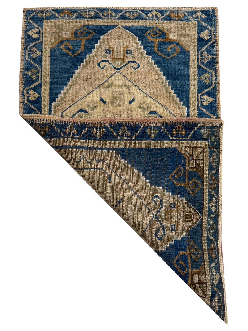 Pacific Anatolian 43855 Blue Beige Hand Knotted Rug