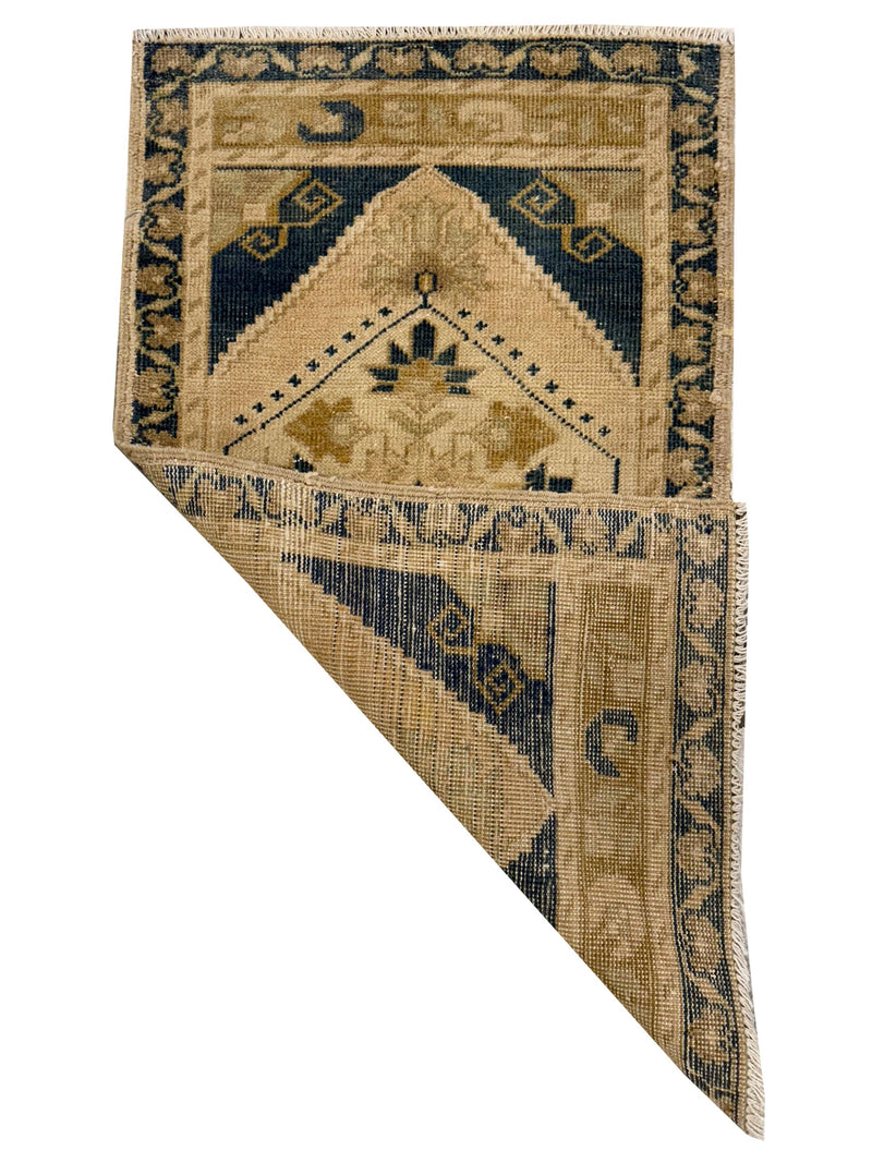 Pacific Anatolian 43864 Blue Beige Hand Knotted Rug