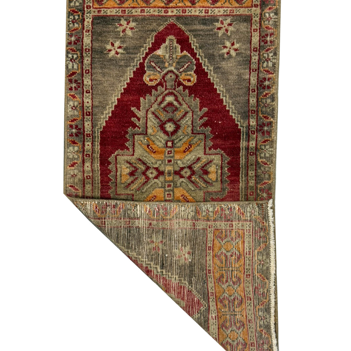 Pacific Anatolian 43866 Rust Grey Hand Knotted Rug