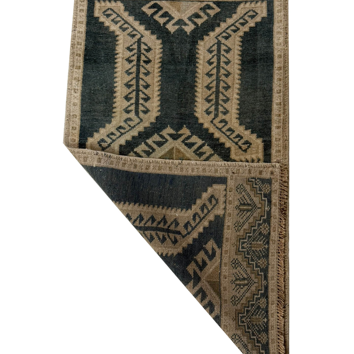 Pacific Anatolian 43869 Teal Beige Hand Knotted Rug