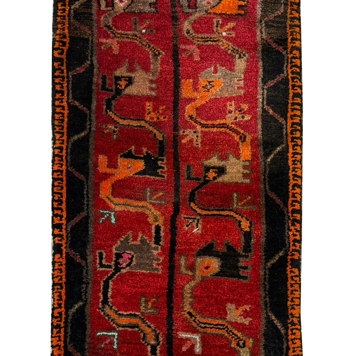 Pacific Anatolian  Orange Black Tradional