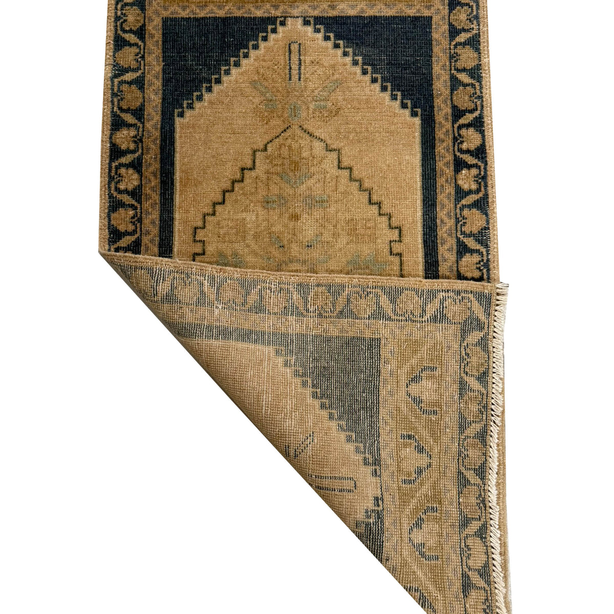 Pacific Anatolian 43889 Beige Teal Tradional Hand Knotted Rug