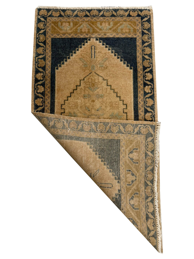Pacific Anatolian 43889 Beige Teal Tradional Hand Knotted Rug