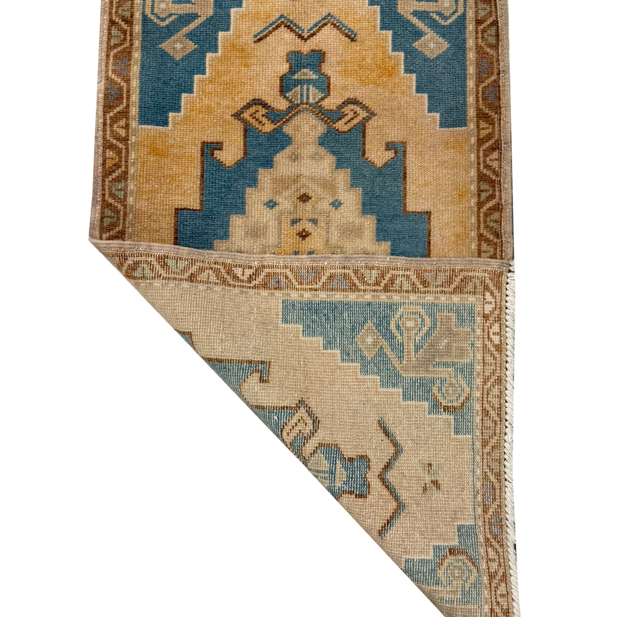 Pacific Anatolian 43893 Gold Teal Tradional Hand Knotted Rug