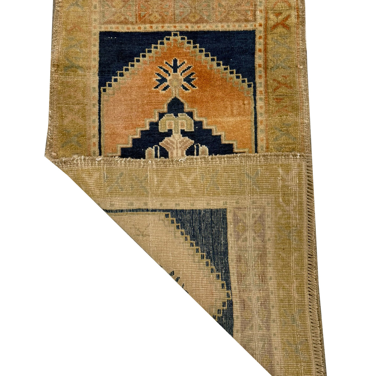 Pacific Anatolian 43894 Gold Blue Tradional Hand Knotted Rug